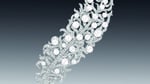 Broche plume perlee fd